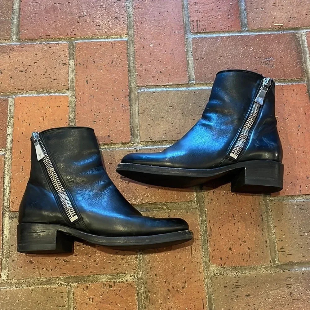 Black Frye Demi Rebel Ankle‎ Boots 6